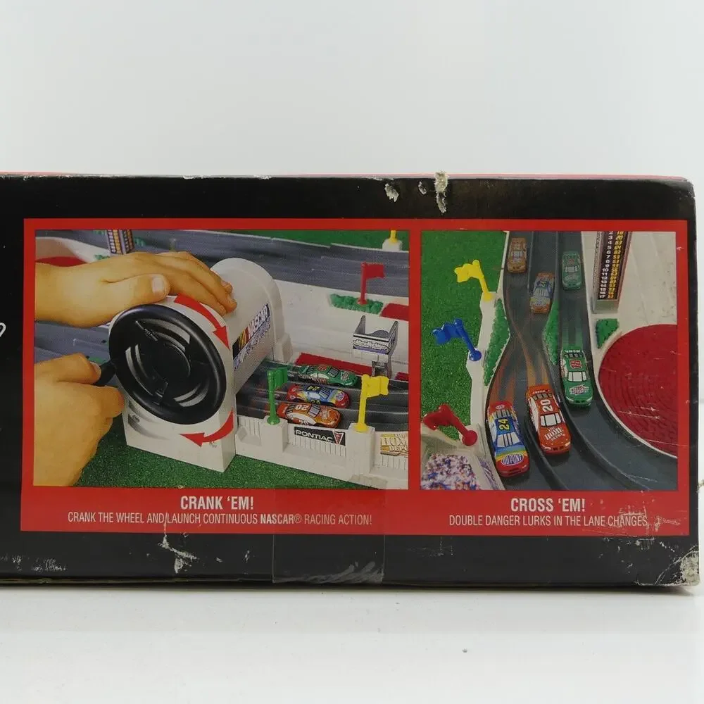 VTG 1999 Micro Machines NASCAR Raceway Playset Winners Circle Hasbro w/ Box